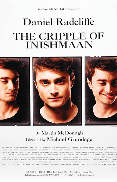 The Cripple of Inishmaan starring Daniel Radcliffe Broadway Poster 